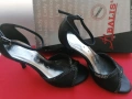 Елегантни черни сандали BALIS - 9 см., снимка 1