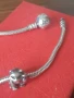 Сребърна гривна 925 Pandora оригинал с висулка коте., снимка 3