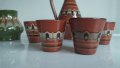 Троянска керамика, сервиз за ракия с 6 чашки и лот съдове. , снимка 4