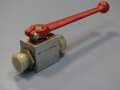 кран хидравличен Argus DN10 2/2way Hydraulic ball valve 500Bar, снимка 2
