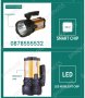 Акумулаторен Led Фенер DAT Model: AT-398 PRO T6 Мощен Прожектор, снимка 9