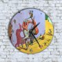 Стенен Часовник - Анимиран Музикални Забавни Фигури, снимка 1 - Стенни часовници - 44418573