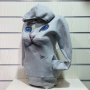 Нов дамски суичър с 3D принт сива Котка със сини очи, снимка 15