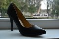 Елегантни Черни Официални Дамски Обувки на Ток Артикул №017, снимка 1 - Дамски елегантни обувки - 30962925