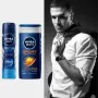 Комплект за мъже NIVEA MEN – Дезодорант 150 мл + Душ гел 250 мл, снимка 2