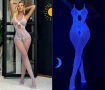 Секси еротичен светещ в тъмното гащеризон, снимка 1