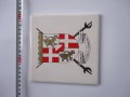 Армейски Порцеланов щит герб корона Холандия , снимка 2