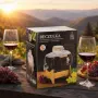 Стъклен диспенсър за напитки 8L, с кран и бамбукова поставка, снимка 4