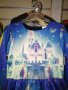 Прекрасна синя рокля със замък от леденото кралство, дядо Коледа, снежен човек, Снежанка, снимка 4