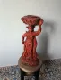 Азиатска статуетка, танцьорка, ваза за сухи цветя. , снимка 12