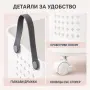 Сгъваема кошница за пране с колелца, 45 л, снимка 3