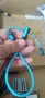 Мек силиконов USB-C кабел тип C, къс, 5,9 инча (15 см), L-образен, PD 60W бързо зареждане 3 броя , снимка 2