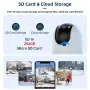 5G двойна PTZ Wi Fi камера, Dual Lens, 2,4 & 5 GHz, 6 Mpx, Full HD, SD слот, 360°, нощно виждане, снимка 5