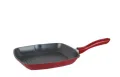 Тиган , Мраморно покритие, индукция, Червен, снимка 2