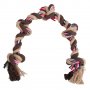 Въже с възли, 78 см, многоцветно, снимка 1 - За кучета - 35436843