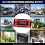 YONHAN Зарядно устройство за акумулатори, 10A 12V/24V 5A, напълно автоматично с LCD екран, снимка 3