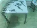 Трапезна стъклена маса , снимка 5