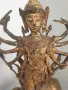 Shiva on Nandi 43см-4кг/стара азиатска/индийска бронзова фигура бог Шива язди бикът Нанди, снимка 4