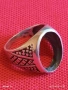 Ретро сребърен пръстен без основен камък орнаментиран майсторска изработка 53045, снимка 8