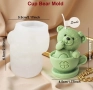 3D Мече в чаша Силиконов молд форма за свещи гипс сапун смола фондан за декорация на торта , снимка 1
