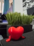 3D седящо сърце с крачета - оригинален подарък за любим човек, снимка 3