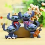 Комплект фигурки за торта Лило и Стич, пластмасови фигурки Lilo and Stitch , снимка 1