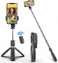 Селфи стик с блутут L02, Трипод, Монопод, Bluetooth , Selfie stick - 1156, снимка 1 - Селфи стикове, аксесоари - 33764644