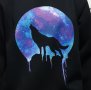 Нов мъжки суичър с дигитален печат Вълк, Голяма Луна, Серия вълци, снимка 8