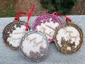 Коледни дървени играчки, снимка 2