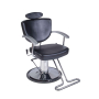 Фризьорски/бръснарски/грим стол Sillon Estetic - черен, снимка 1 - Бръснарски столове - 44654213