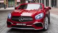Акумулаторен КОЛА Mercedes Benz SL65 AMG 12V батерия,функция за люлеене, снимка 5