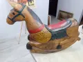 Голямо декоративно конче от МАСИВНО ДЪРВО (Ръчна дърворезба) – Vintage / Бохо акцент, снимка 1