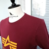 Оригинална мъжка тениска Alpha Industries размер М, снимка 5 - Тениски - 44356846