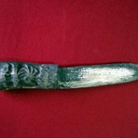 Зомби нож, кама, театрален, филмов реквизит от гума и дърво, снимка 2 - Други ценни предмети - 12863859