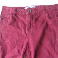 вишневи дънки клин, снимка 3 - Детски панталони и дънки - 37432133