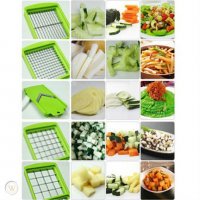 кухненско ренде 11 части - Nicer Dicer Plus, снимка 4 - Прибори за хранене, готвене и сервиране - 38642229