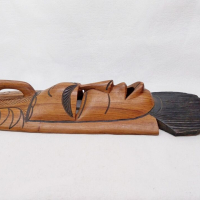 Стара африканска маска за стена, снимка 6 - Антикварни и старинни предмети - 44732894