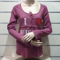 Нова дамска блуза с дълъг ръкав и трансферен печат I Love Bulgaria (Аз Обичам България), снимка 1 - Блузи с дълъг ръкав и пуловери - 29608570