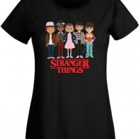 Дамска Тениска Stranger Things 3,Филм,Сериал,, снимка 2 - Тениски - 37314638
