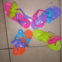 Детски силиконови сандали панделка. , снимка 5 - Детски сандали и чехли - 40508815