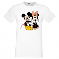 Мъжка тениска Mickey & Minnie 5 Подарък,Изненада,Рожден ден, снимка 9 - Тениски - 36575537