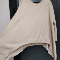 Бежова блуза/туника Zara , снимка 3 - Блузи с дълъг ръкав и пуловери - 34504035