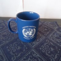 чаша за чай ,кафе. ООН .UN .United Nations, снимка 1 - Други ценни предмети - 39240596