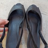 Дамски обувки Jimmer от мачкана естествена кожа, Номер 40, снимка 2 - Сандали - 29284611