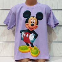 Нова детска тениска с дигитален печат Мики Маус, снимка 8 - Детски тениски и потници - 31691119