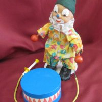 70-те Детска Играчка Клоун механизирана, снимка 1 - Антикварни и старинни предмети - 37030686