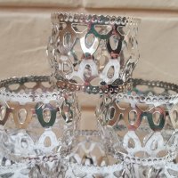 Красиви метални пръстени за текстилни салфетки, закупени от Англия, снимка 4 - Антикварни и старинни предмети - 40209456