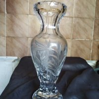 кристална ваза арт деко, снимка 1 - Антикварни и старинни предмети - 29638633
