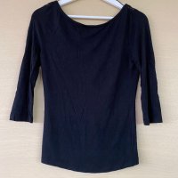 Черна блуза Zara с дантелен гръб, снимка 1 - Блузи с дълъг ръкав и пуловери - 39247827