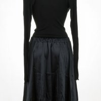 Черна елегантна рокля марка Bona Dea - L, снимка 3 - Рокли - 42535940